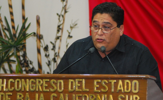 La Paz, BCS.- Dip. Santos Rivas García.
